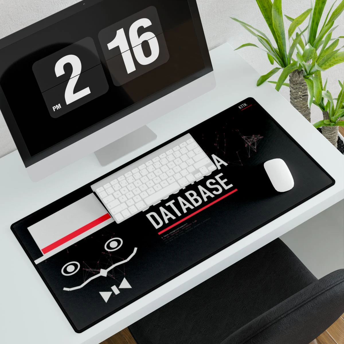 EVERYONE BECOMES A DATABASE — DESK MAT view 3