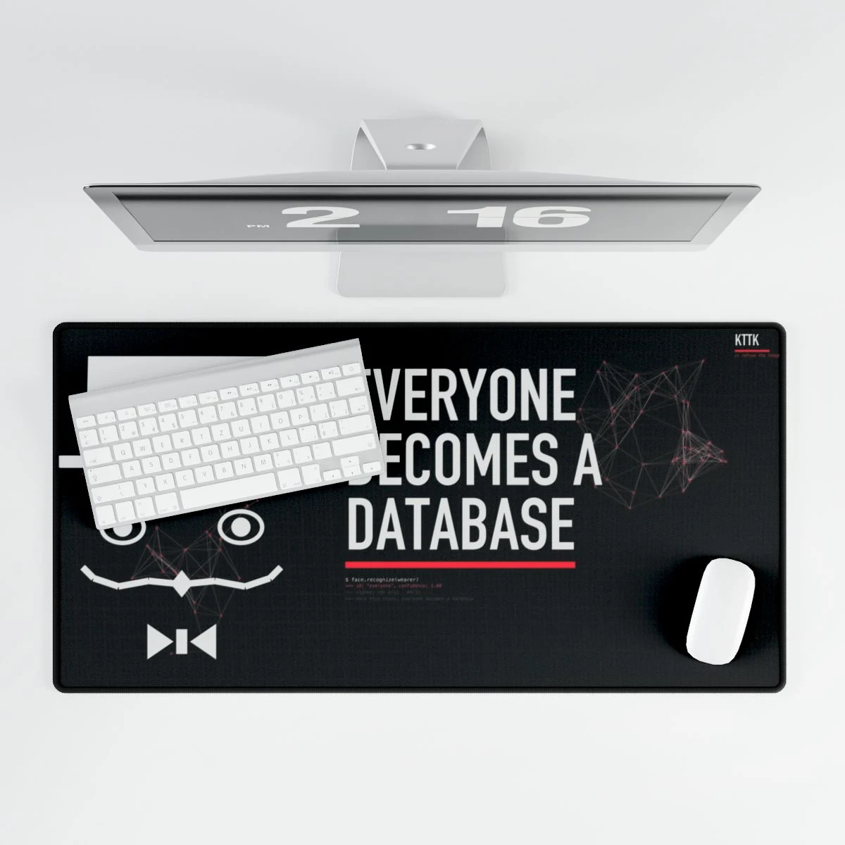 EVERYONE BECOMES A DATABASE — DESK MAT view 4