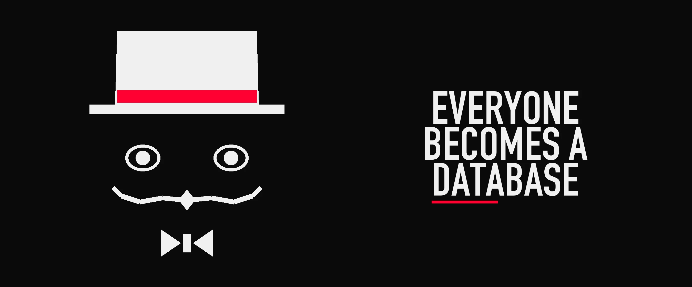 EVERYONE BECOMES A DATABASE — BLACK MUG view 6