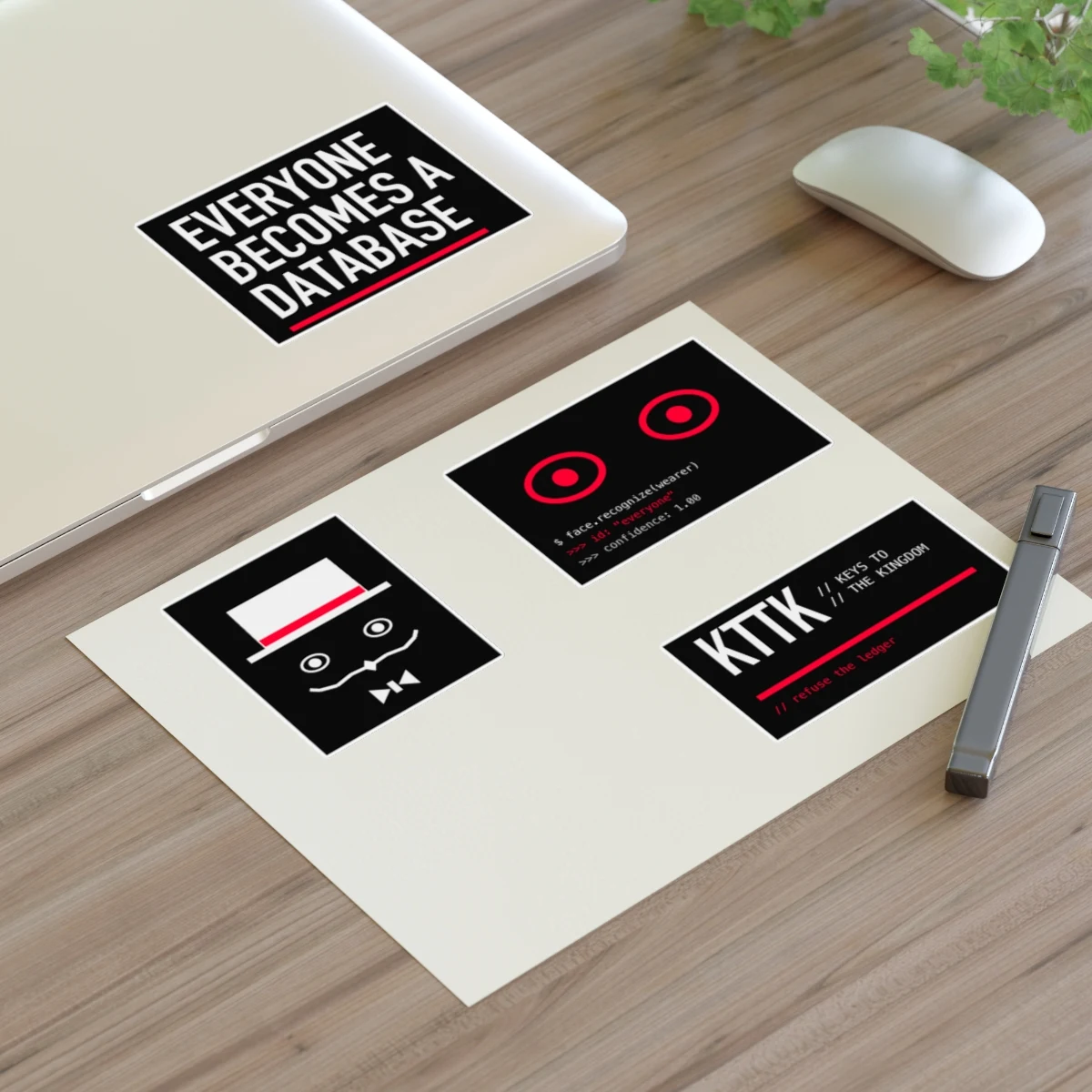 EVERYONE BECOMES A DATABASE — STICKER PACK view 3