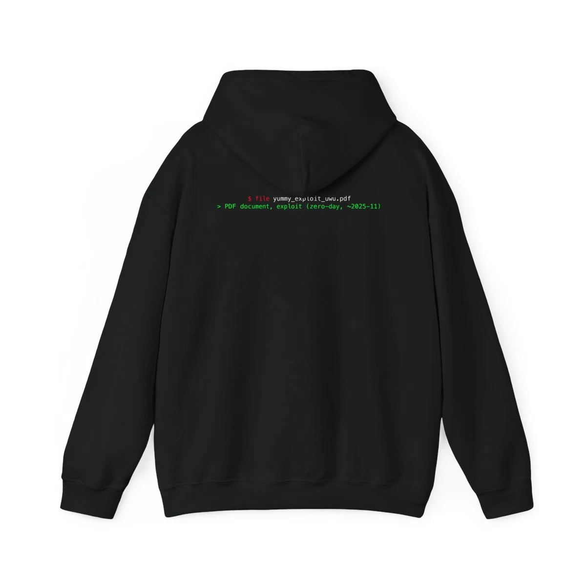 UWU.PDF — Zero-Day Sample Hoodie view 2
